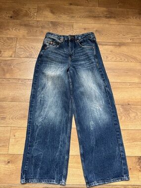 BDG Blue Denim Jeans with Red Stitching